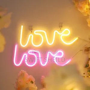 Love Neon Design Wall Lamp