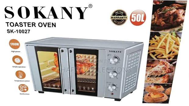 Sokany 50L Toaster Oven 1700W - 1 Year Warranty - 1