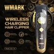 Wmark NG-135 Wireless Charging Hair Clipper - Gold - 1