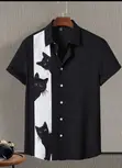 Men's Shein Casual Shirt - Black, Size L - 1