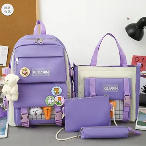 3-in-1 Spacious Student Backpack Set
