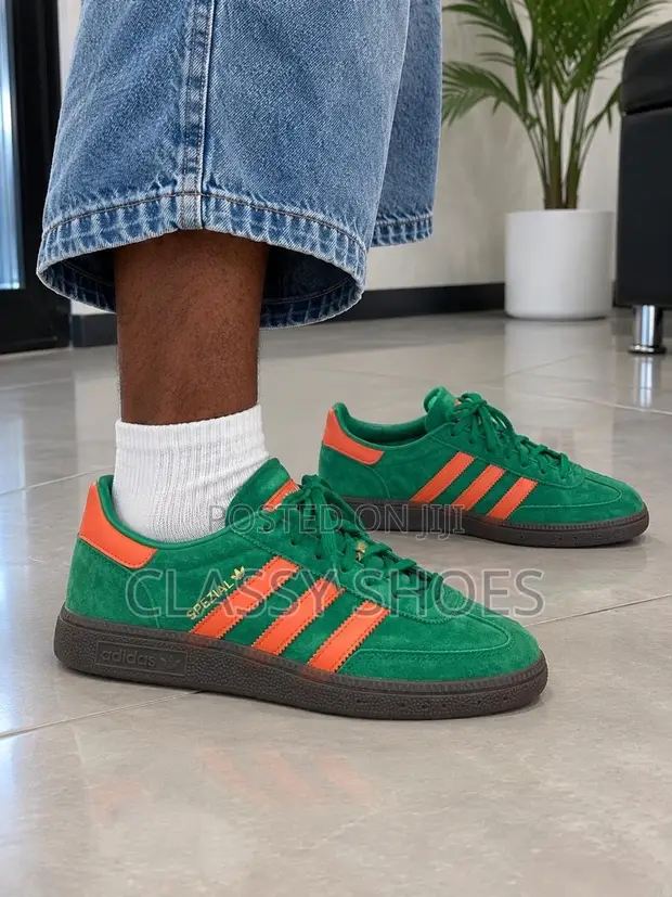 Adidas Spezial Sneakers - Deep Green/Orange - 1