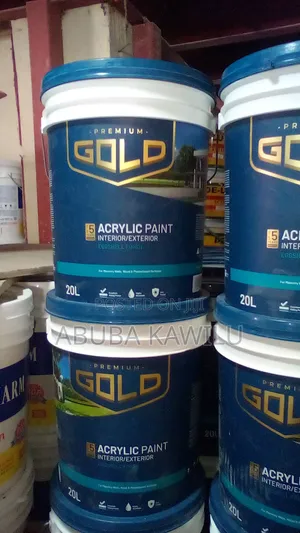 Gold Acrylic Emulsion Paint - 20 Liters