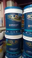 Gold Acrylic Emulsion Paint - 20 Liters - 1