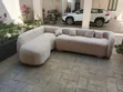 Brand New 6-Seater L-Shape Sofa in Hairy Fabric - 1