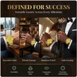 Men's Luxury Hollow Noctilucence Waterproof Calendar Watch - Gold - 1