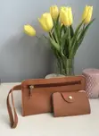 4-in-1 Elegant Handbag Set - Brown - 1