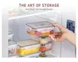 12pcs Plastic Food Storage Bowls Set - 2