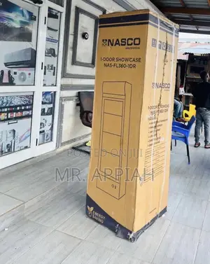 Nasco NAS360FL-1DR Glass Door Beverage Cooler