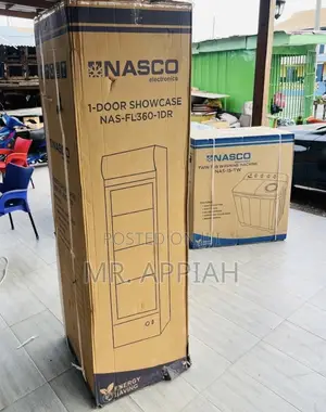 Nasco Single Door Display Fridge NAS360FL