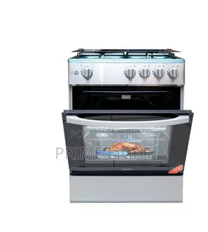 Midea 4-Burner Gas Cooker with Grill (60x60cm)