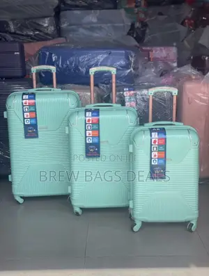 Premium Quality AK 3-Set Silicone Fiber Travel Luggage