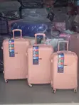 Premium Quality AK 3-Set Silicone Fiber Travel Luggage - 2