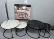 2 in 1 Round Stackable Centre/Coffee Table - Multicolor - 3