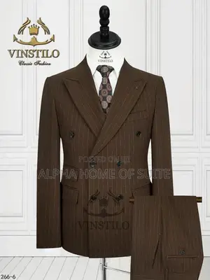 Mario Casas Executive Pinstripe Suit