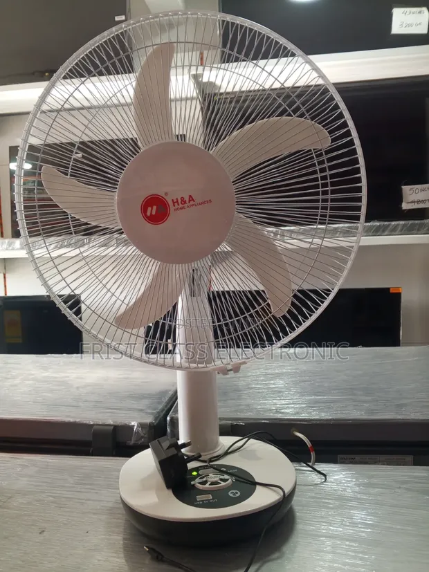 H&A Rechargeable Fan with Over-Charge Protection - 1