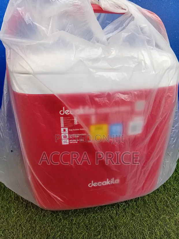 Decakila 26L Portable Cooler Box - Red/White - 1