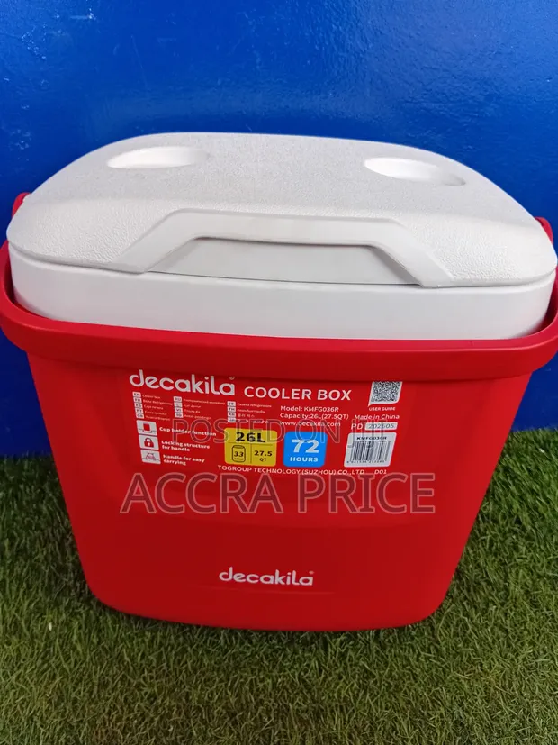 Decakila Cooler Box 26L Insulated Ice Cooler - 1