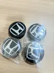 Set of 4 Black Wheel Center Caps 69MM for Honda - 2