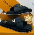 Louis Vuitton Leather Cross-Strap Slippers - 2