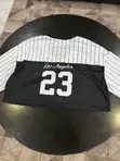 Women's Black Jersey Crop Top - Size L - 1