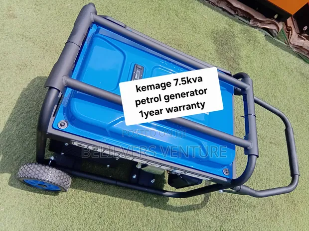 Kemage 7.5KVA Petrol Generator - 1 Year Warranty - 1