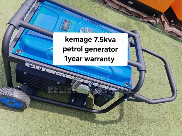 Kemage 7.5KVA Petrol Generator - 1 Year Warranty - 1
