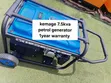 Kemage 7.5KVA Petrol Generator - 1 Year Warranty - 1