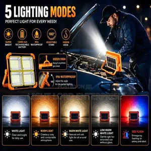 5-Mode Rechargeable LED Flood Light