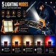 5-Mode Rechargeable LED Flood Light - 1