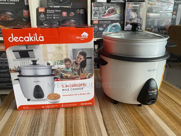 Decakila 2-in-1 Rice Cooker & Steamer 1.8L - 1