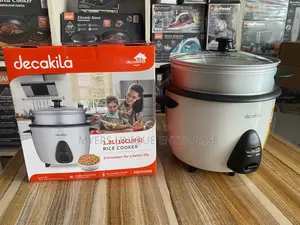 Decakila 2-in-1 Rice Cooker & Steamer 1.8L