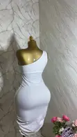 White Golden Angel Dress - 2