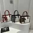 FSP Ladies Leather Handbag - Brown - 3