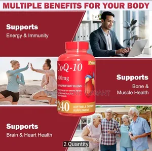 CoQ10 Supplement for Heart Health Support