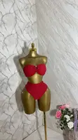 Red Scalet Kiss Bikini Swimwear - Size XL - 3