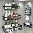 5-Piece Bathroom Organizer Set - 1