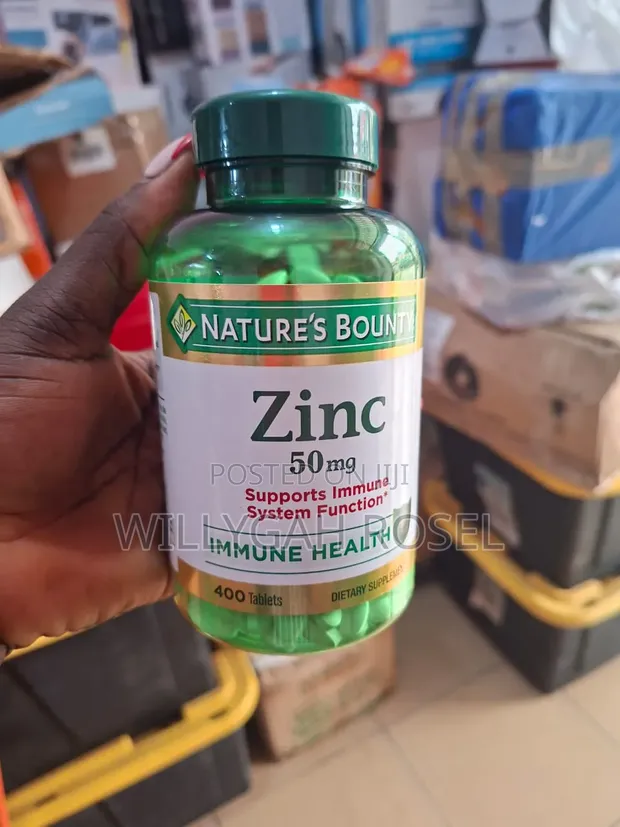 Nature's Bounty Zinc 500mg Tablets (400 Count) - 1