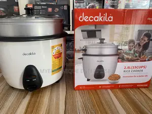 Durable Modern Decakila Rice Cooker 2.8L (15 Cups) with Steamer