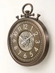 Vintage Pocket Watch Inspired Wall Clock - 60cm - 4