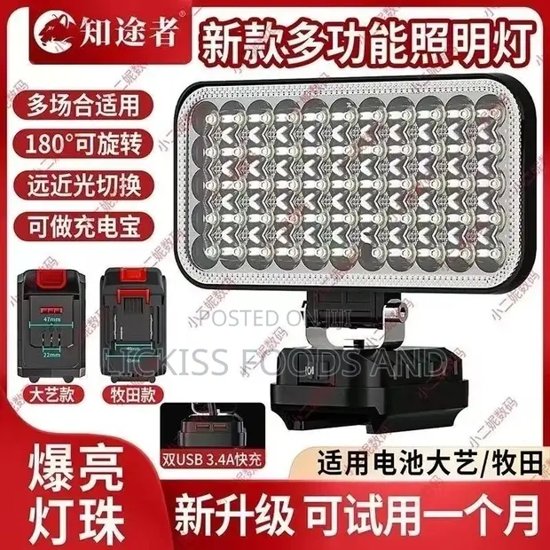 LED Work Light with USB Charging - 1