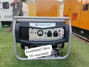 Ecoolmax 7.5KVA Generator - 1 Year Warranty