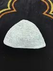 Islamic Kufi Prayer Cap - Cream White - 1
