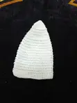Islamic Kufi Prayer Cap - Cream White - 2