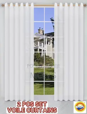 Brand New Voile Curtains (2 Pairs)