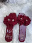 Ladies Slippers - Black - 2