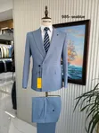 Executive Side Lock Breasted Suit - 5