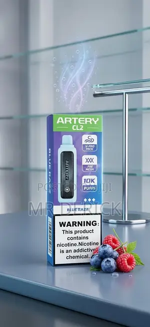 Artery CL2 10K Puff Vape - Blue Razz Flavor