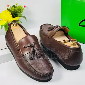 Clarks Brown Men's Leather Loafers
