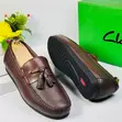 Clarks Brown Men's Leather Loafers - 2